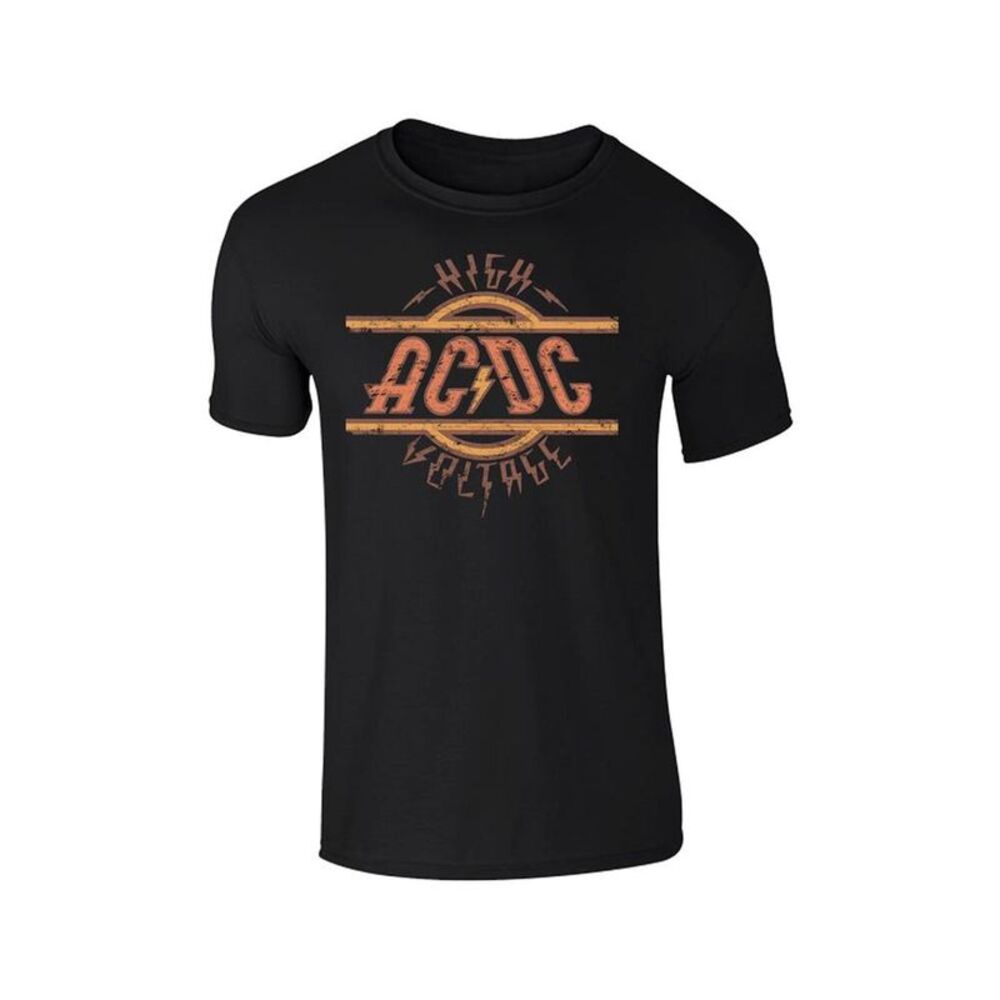 AC/DC Unisex Adult High Voltage T-Shirt / Black